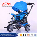 2016 usine dirigée bébé tricycle avec poignée de poussée / alibaba gros vente meilleur tricycle pour enfants / 3 dans 1 bébé pousser tricycle